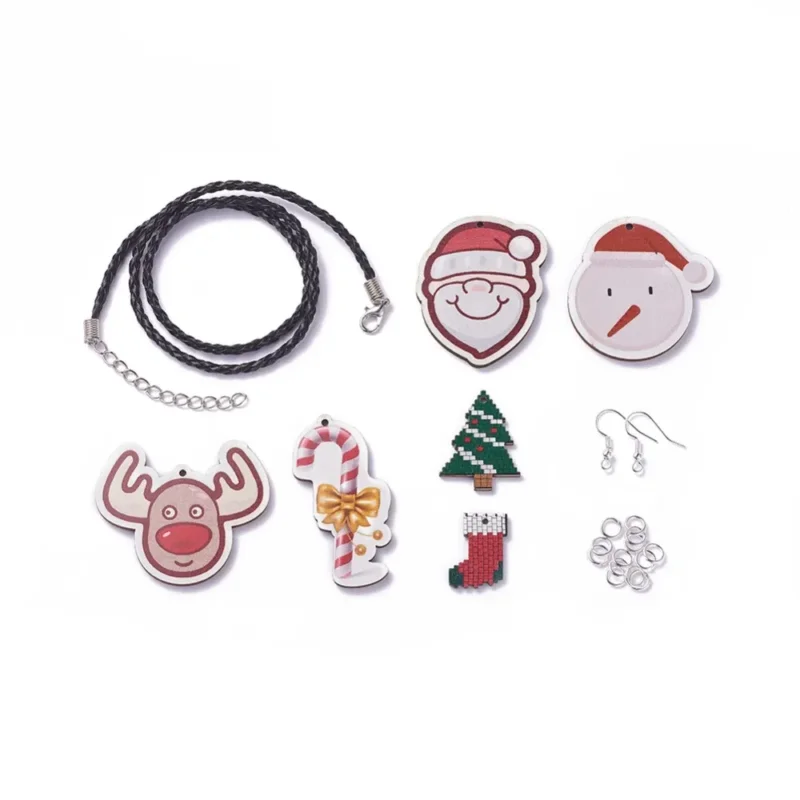 Lågt pris Halsband/Örhängeskit, Julberlocker, DIY