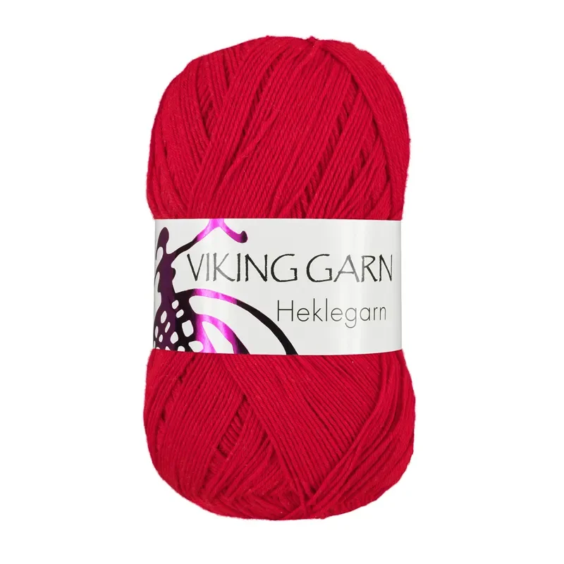 Billigare Heklegarn, 100g, Röd 850