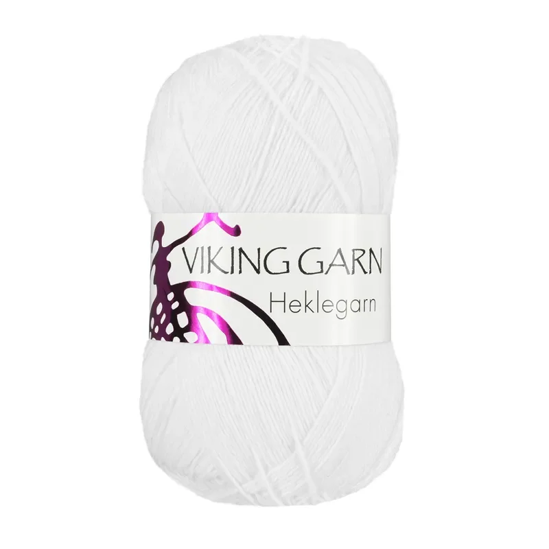 Utförsäljning Heklegarn, 100g, Vit 800