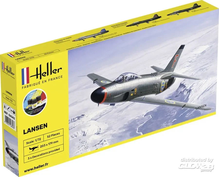 SAAB 32 Lansen, 1:72, Svenska Dekaler Fri frakt