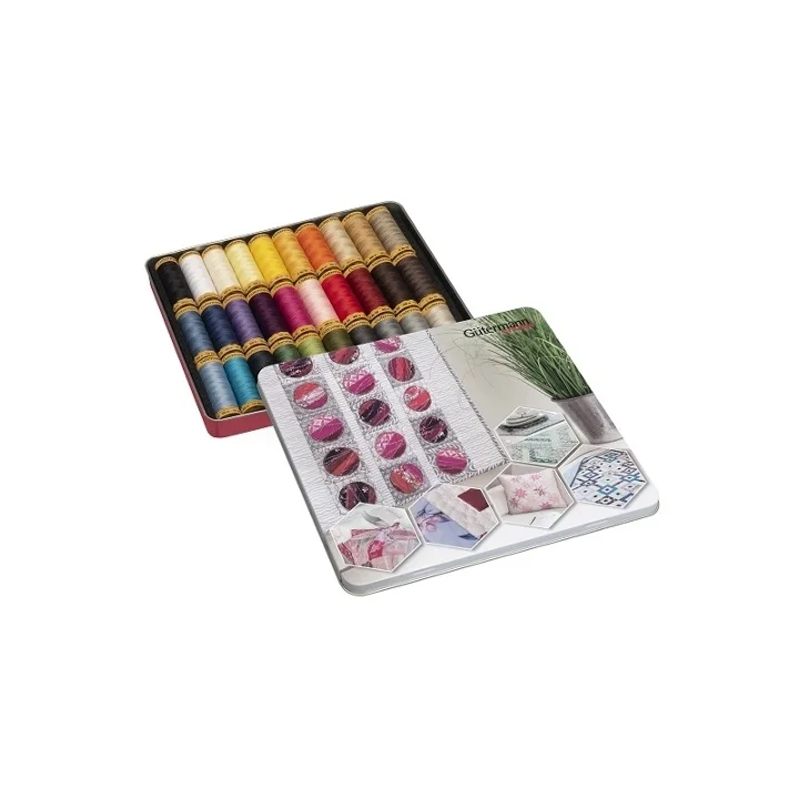 GUTERMANN NOSTALGIBOX 30ST TRÅDSET 100 M. BOMULL. Snabb leverans
