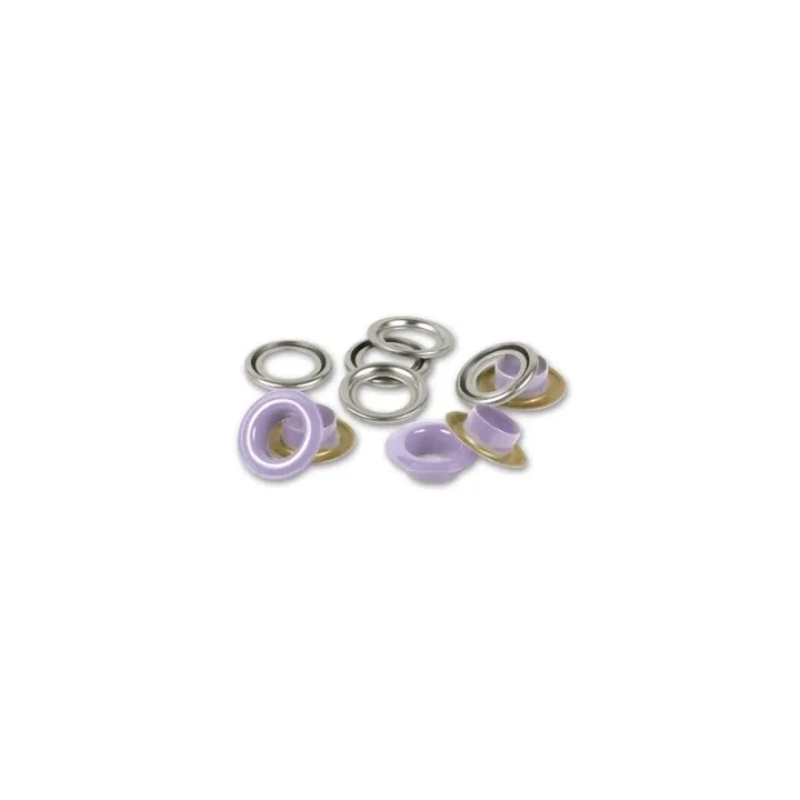 Öljetter med brickor, 8 mm, lila 32st Köp online