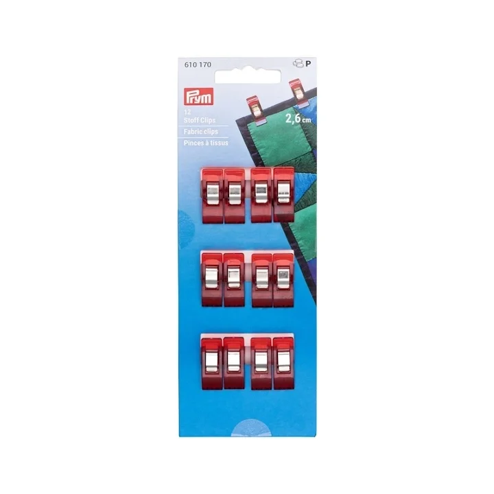 TYG CLIPS 2,6 CM, 12 ST. Trygg betalning