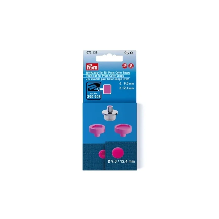 Verktygsset för Prym Color Snaps, 9 och 12,4 mm Begränsat erbjudande