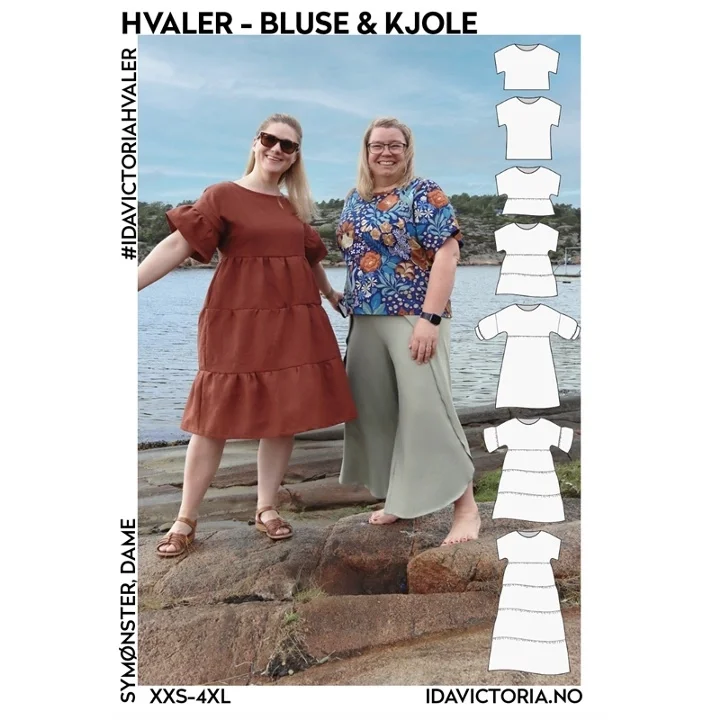 Ida Victoria - Hvaler Blus - Klänning, dam I lager