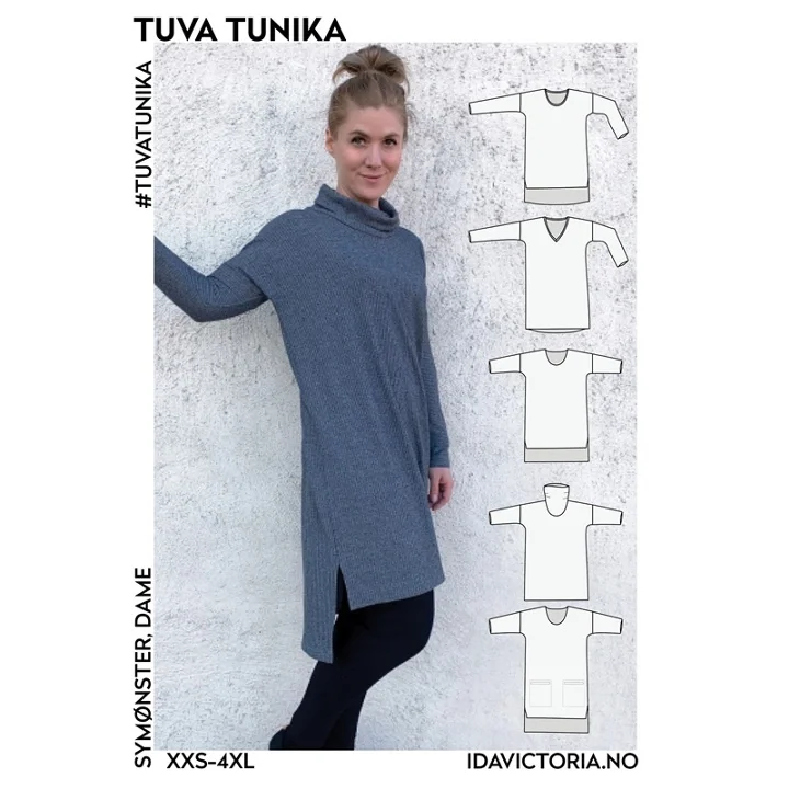 Fri frakt Ida Victoria - Tuva Tunika, dam