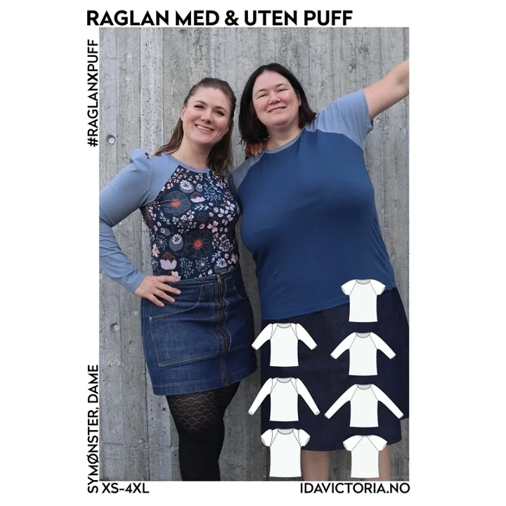 Ida Victoria - Raglan med - utan puff, dam Endast idag