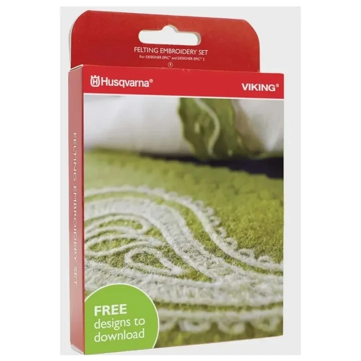 Husqvarna Viking Felting Embroidery Set Endast idag