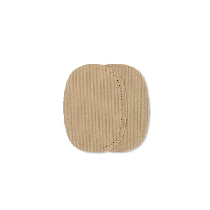Lägg i varukorgen Ovala manchesterlaglappar 10 x 14 cm, beige