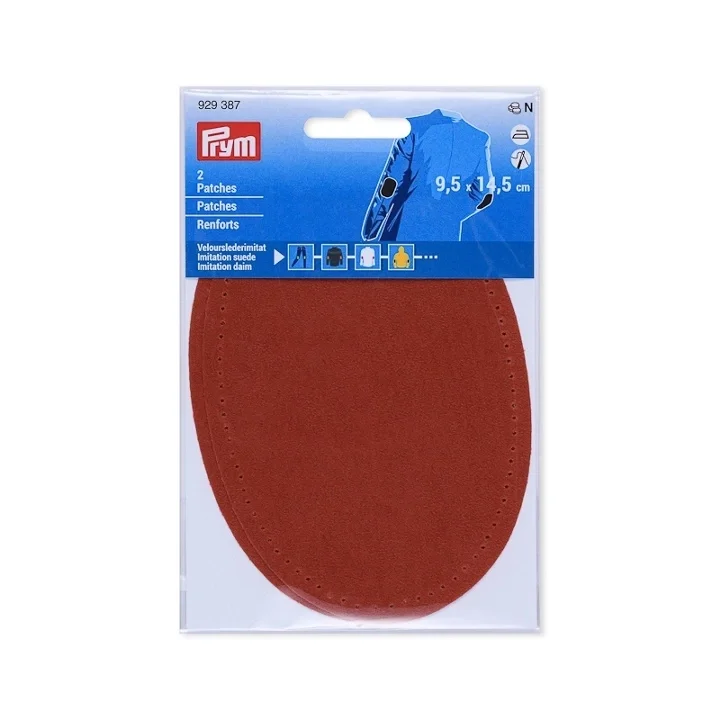 Snabb frakt Prym Armbågslapp, mockaimitation, 9,5x14,5cm, terracotta