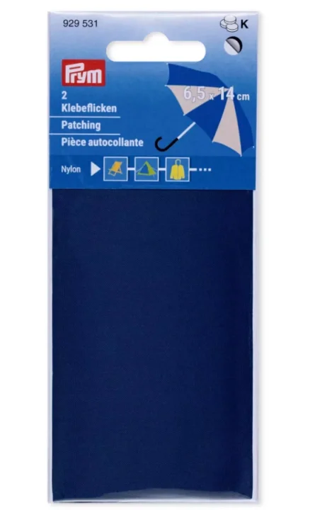 Självhäftande Nylonlaglappar - Mellanblå Handla nu