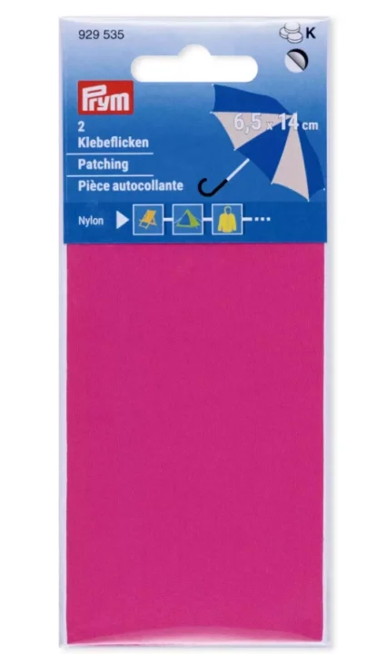 Självhäftande Nylonlaglappar - Rosa Snabb leverans