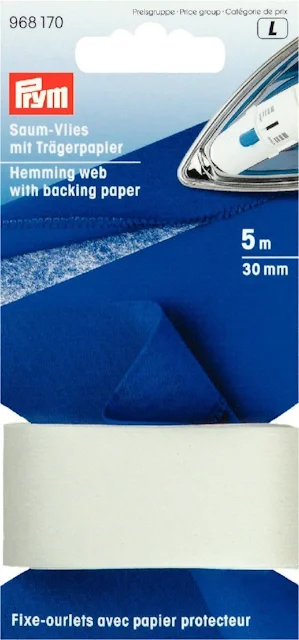 risnedsättning Prym snabbfållningsband med skyddspapper 30 mm