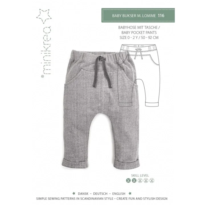 116 Minikrea Baby Pocket Byxor Bästa pris