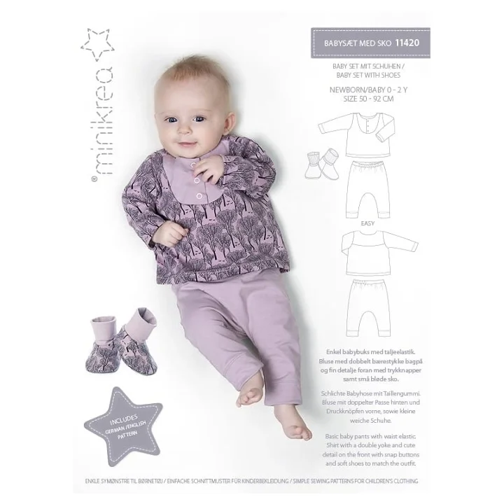 11420 Minikrea Babyset med tossor Endast denna vecka