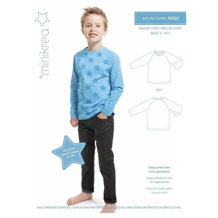 Begränsat antal 50222 Minikrea Raglan T-shirt