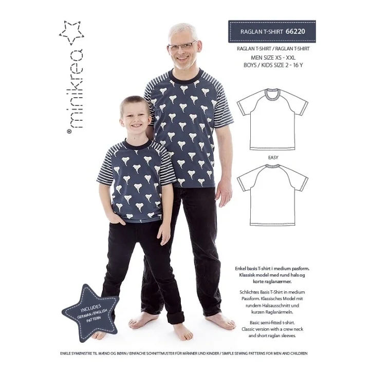 66220 Minikrea Raglan T-shirt Populär