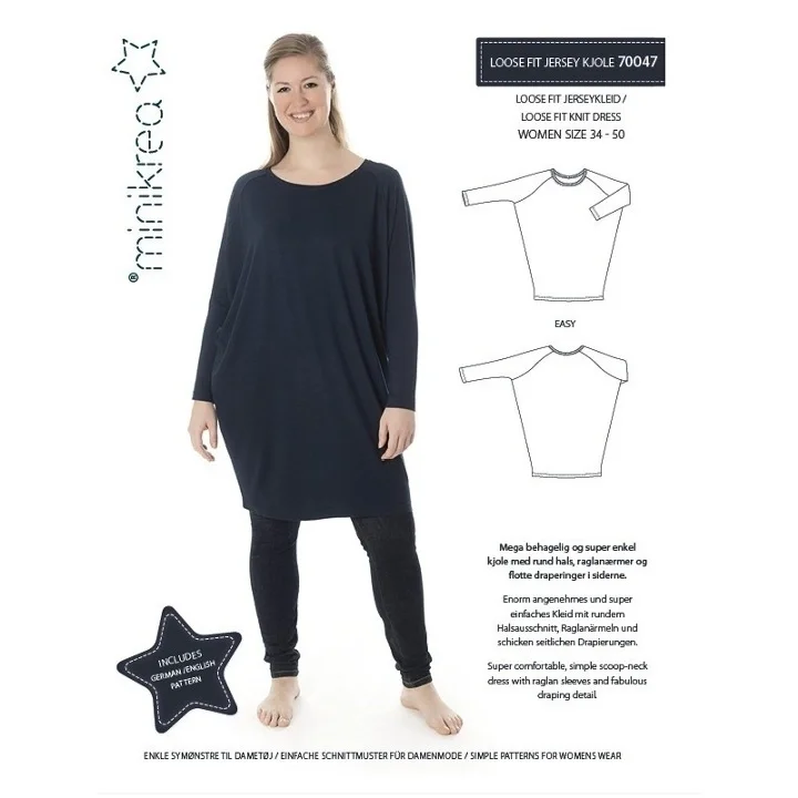 70047 Minikrea Loose fit trikåklänning Köp nu