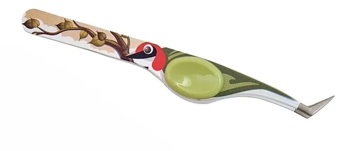 Lägg i varukorgen Pincett 12 cm Fågelmotiv Grön