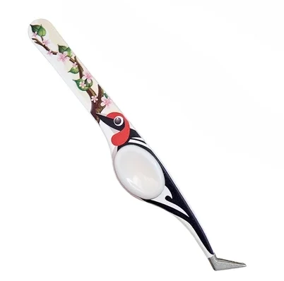 Pincett 12 cm Fågelmotiv Vit Expressleverans