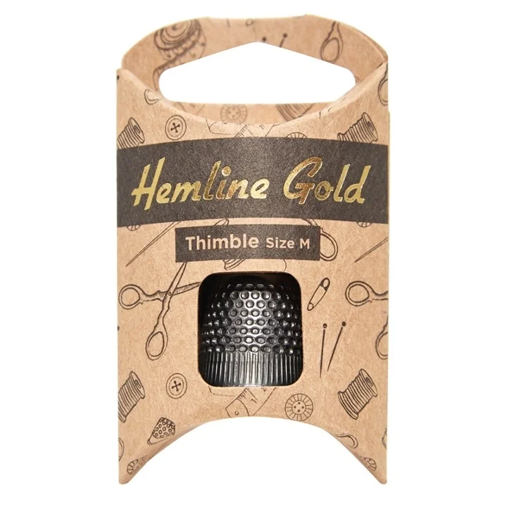 FINGERBORG 17,0 MM SVART ´HEMLINE GOLD´ Populärt val