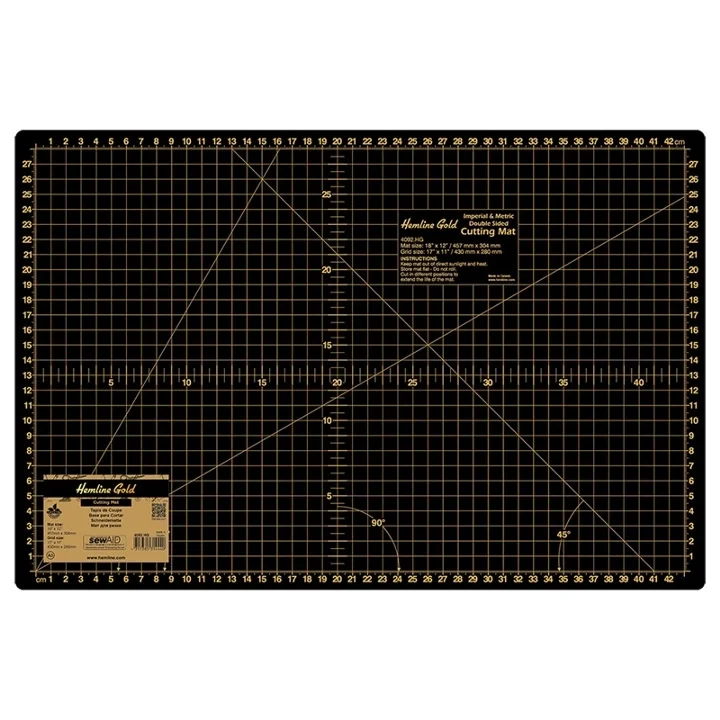 Begränsad tid SKÄRMATTA 30 x 45 CM ´HEMLINE GOLD´