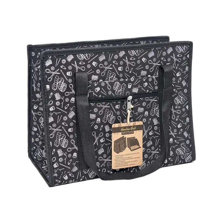 Lägg i varukorgen FÖRVARINGSVÄSKA 28,5x36,5x17,8 CM ´HEMLINE GOLD´