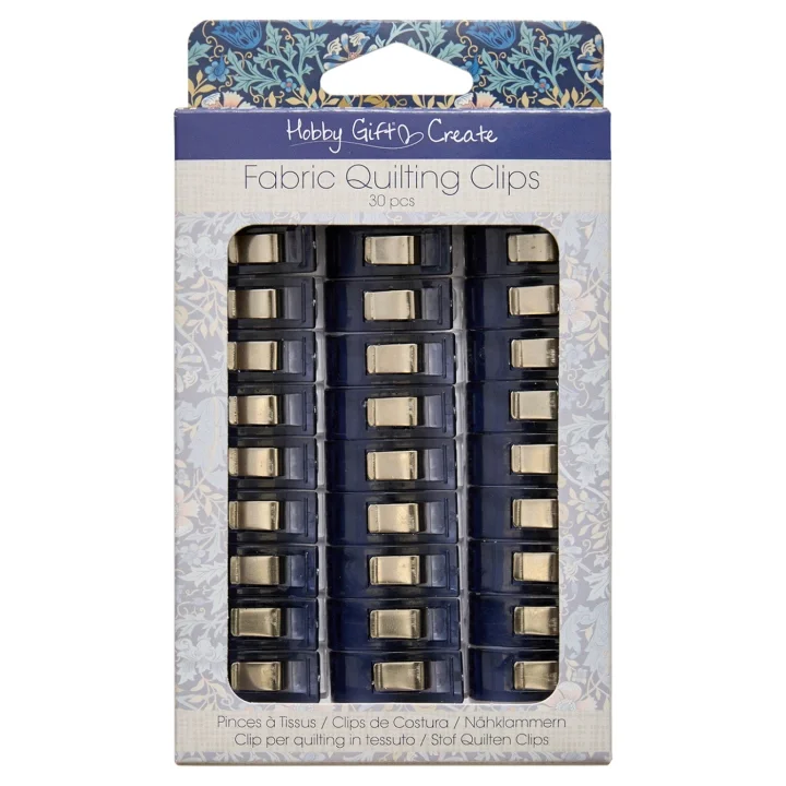 Hobby Gift Create Quilting Clips - Blooming Blue Premium