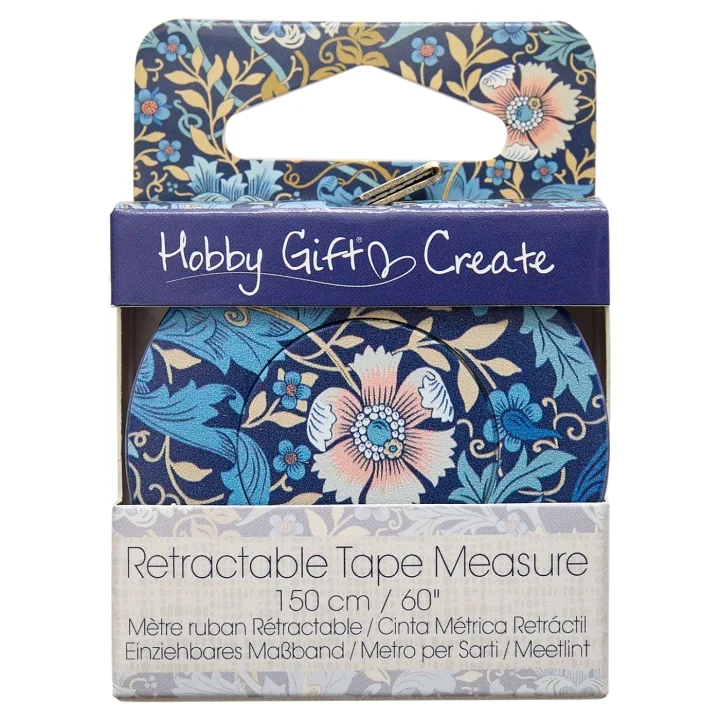 Utförsäljning Hobby Gift Create Rullmåttband - Blooming Blue