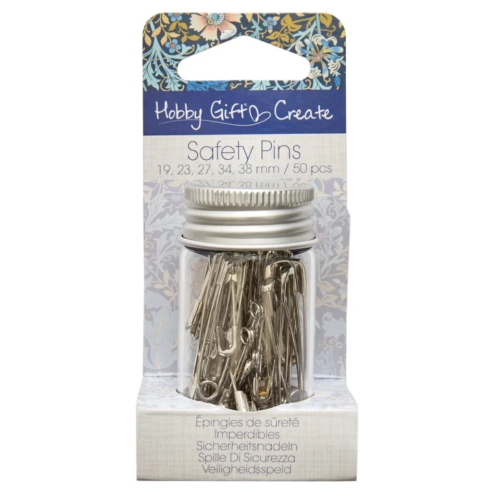 Rabatter Hobby Gift Create Säkerhetsnålar - Blooming Blue