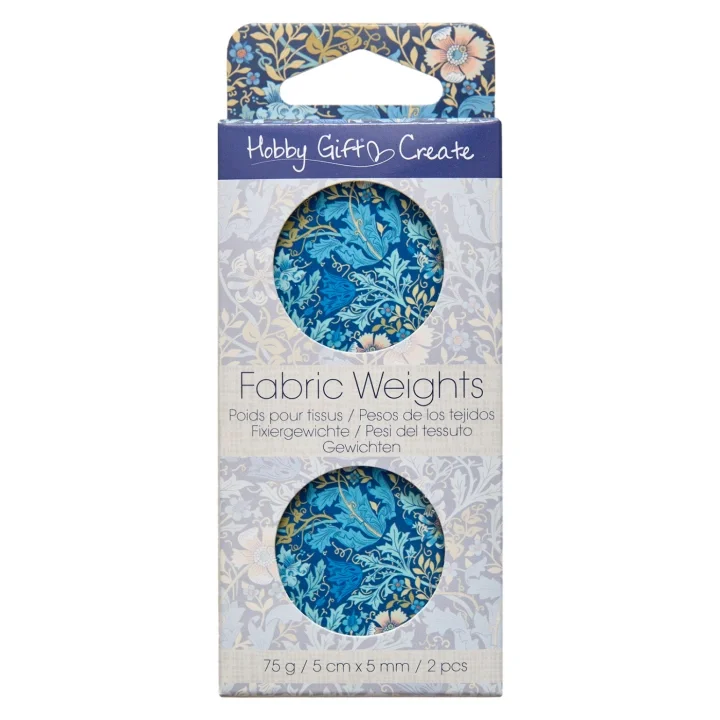 Bästa pris Hobby Gift Create Tygvikter i metall - Blooming Blue