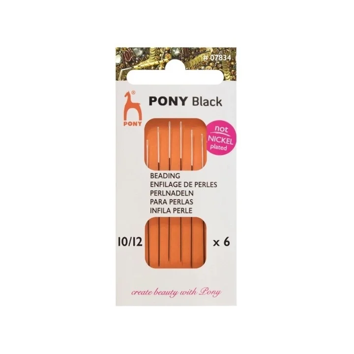 Pony Black Pärlnålar 10-12 Beställ idag