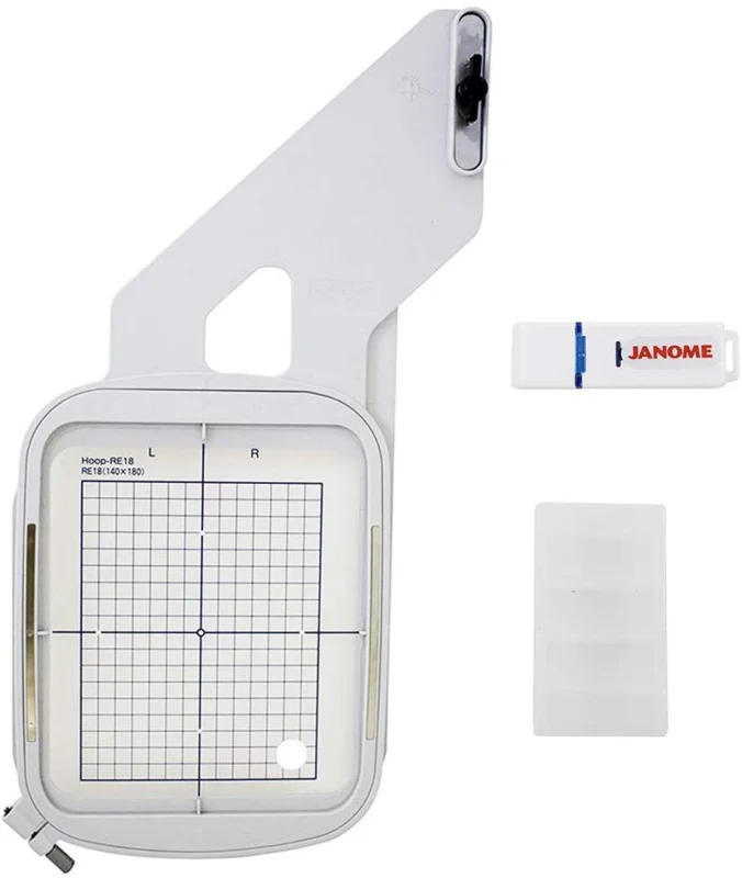 Erbjudande Broderiram RE18 - 140 x 180 mm - USB + 50 design - 12/14/15000