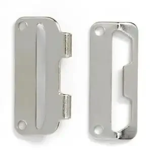 Byx- & kjolhakar 25 mm - Silver Utförsäljning