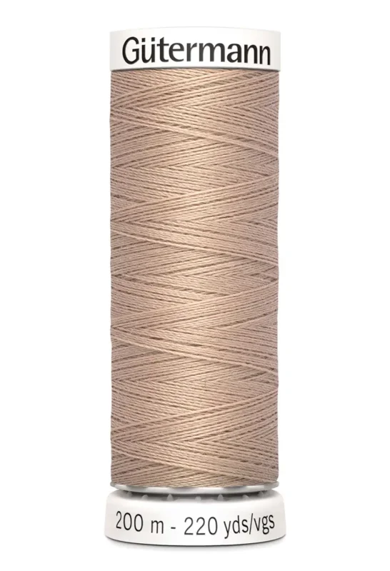 Bästa pris Polyestertråd 200 m Varm Beige / 422