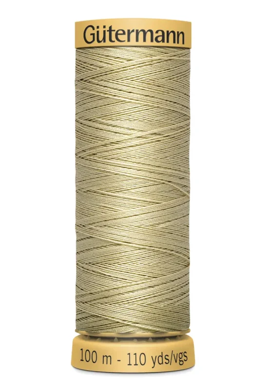 Bomullstråd 100m Beige / 928 Fri frakt