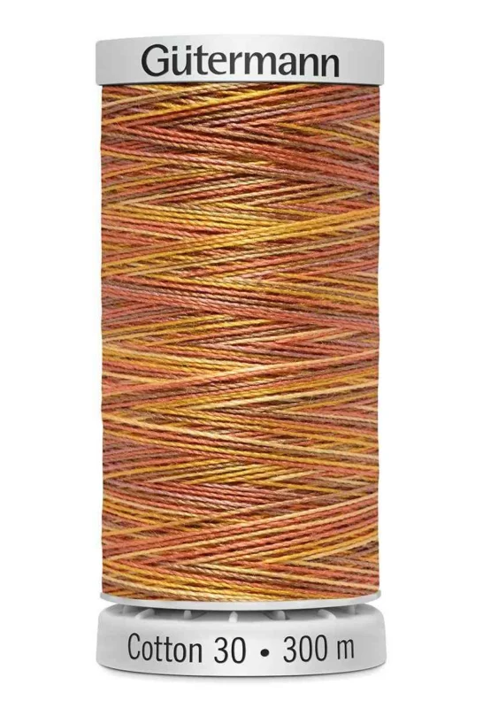 Cotton 30 Melerad Orange-Gul-Brun / 4004 Populärt val