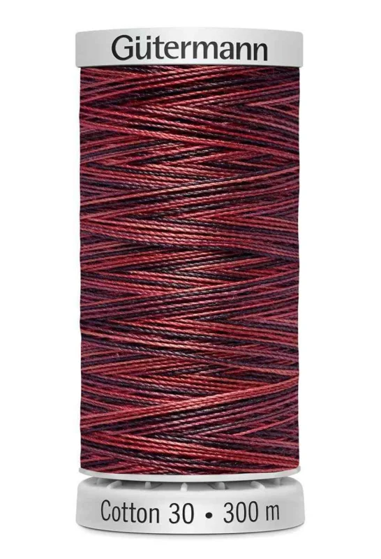 Cotton 30 Melerad Röd-Rosa-Brun / 4007 I lager