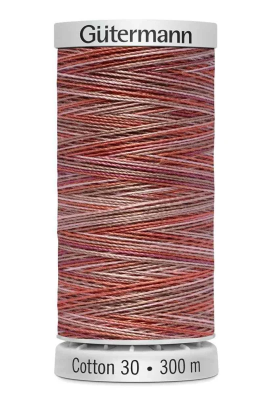 risnedsättning Cotton 30 Melerad Mörkorange-Rosa-Beige / 4029