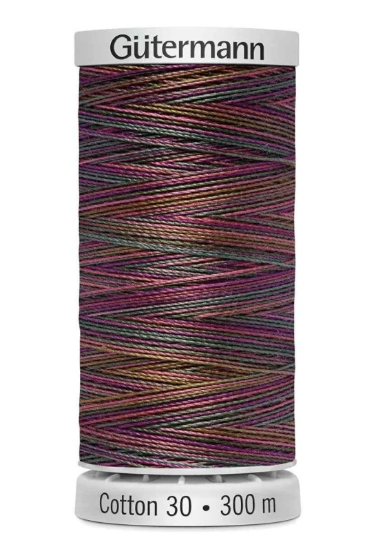 Begränsat erbjudande Cotton 30 Melerad Rosa-Turkos-Grön-Brun / 4039
