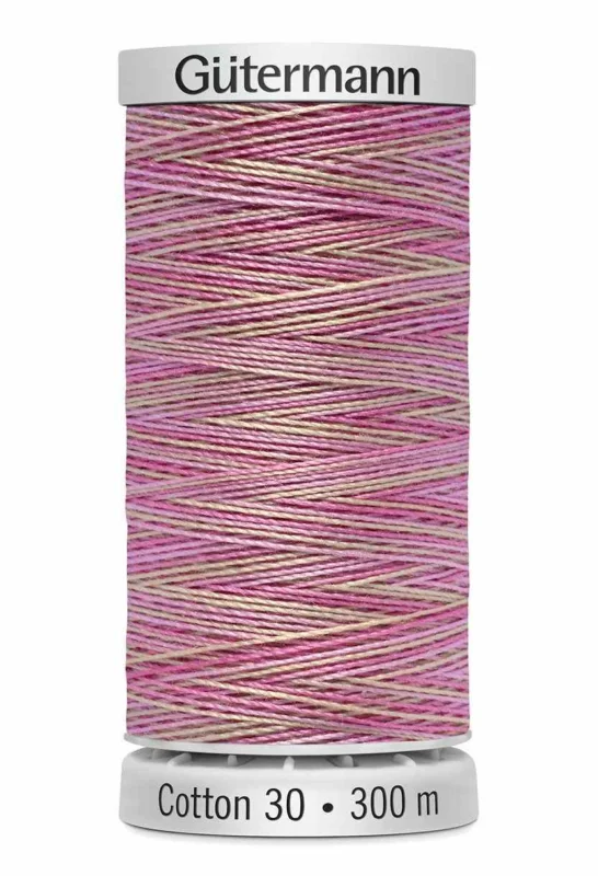 Kundfavorit Cotton 30 Melerad Ljusrosa-Grön / 4047