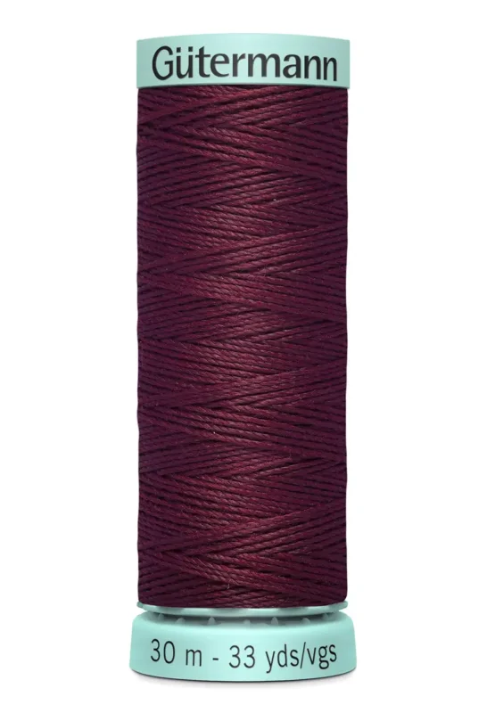 Fynd Knapphålssilke 30m Bordeaux / 369