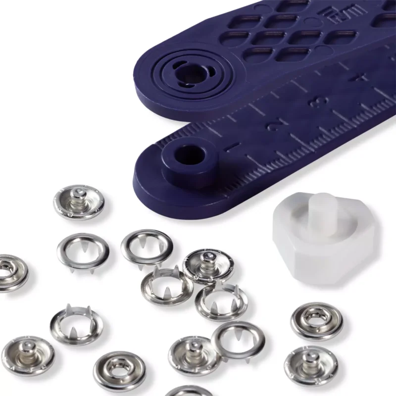 Tryckknapp Jersey 8 mm Silverring Begränsat erbjudande
