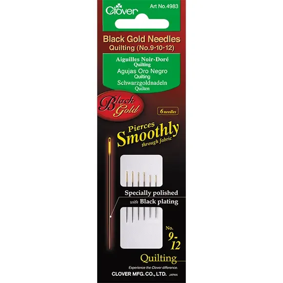 Black Gold Needles Quilt Premium