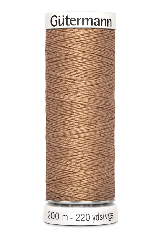 Billigare Polyestertråd 200 m Ljus Nougat / 179