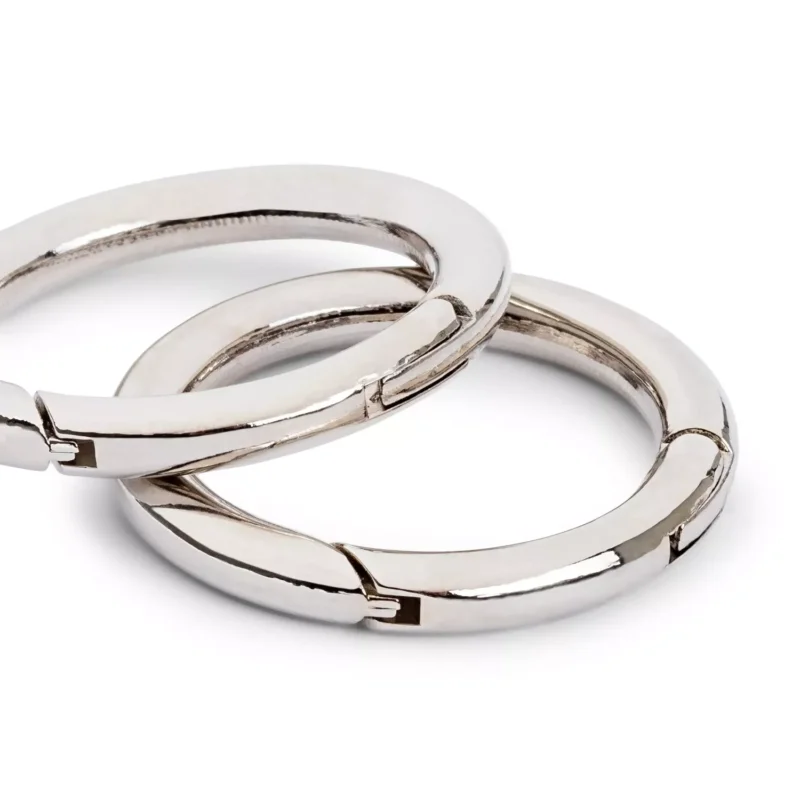 Öppningsbara ringar 35mm - Silver Trygg betalning