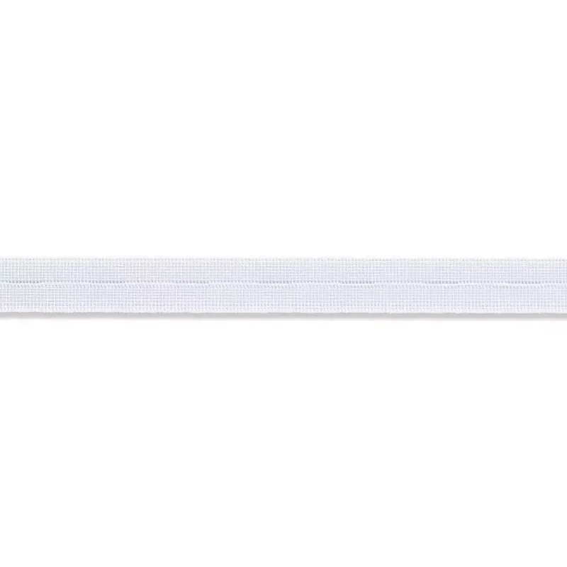 Snabb leverans Knapphålsresår 18mm Vit, 1 meter