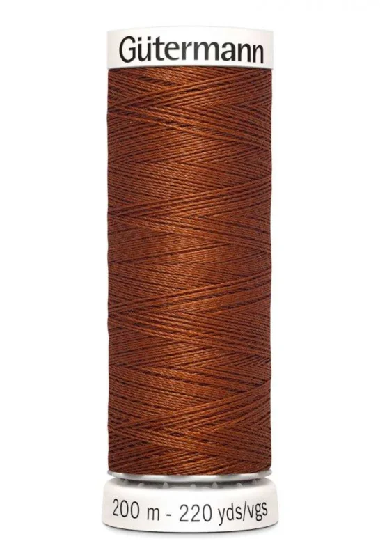 Polyestertråd 200 m Mörk Terracotta / 934 Kampanj